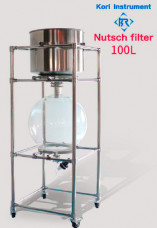 Вакуумный стеклянный нутч-фильтр ZF-100L (сталь SS 202)