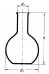 Колба плоскодонная, (узк. горловина) 2000-50
