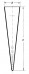 Воронка Имхоффа (конус седиментационный), 1000 мл, немецкая шкала, закрытый тип